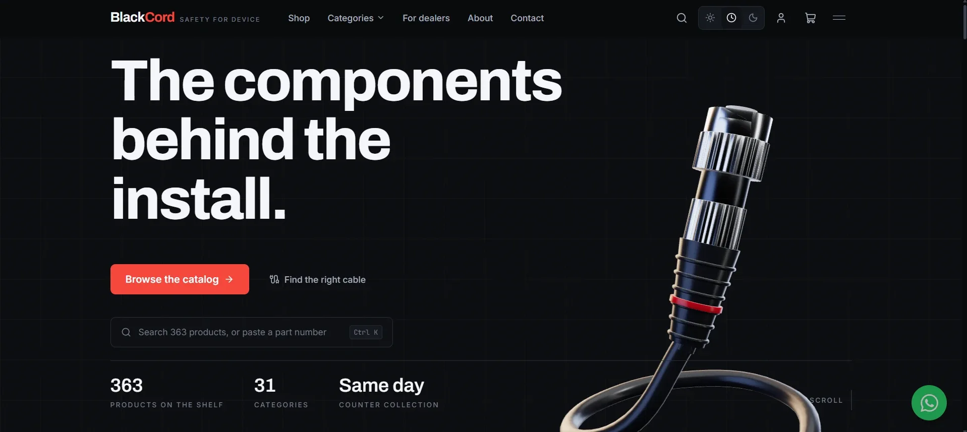 BlackCord — The homepage