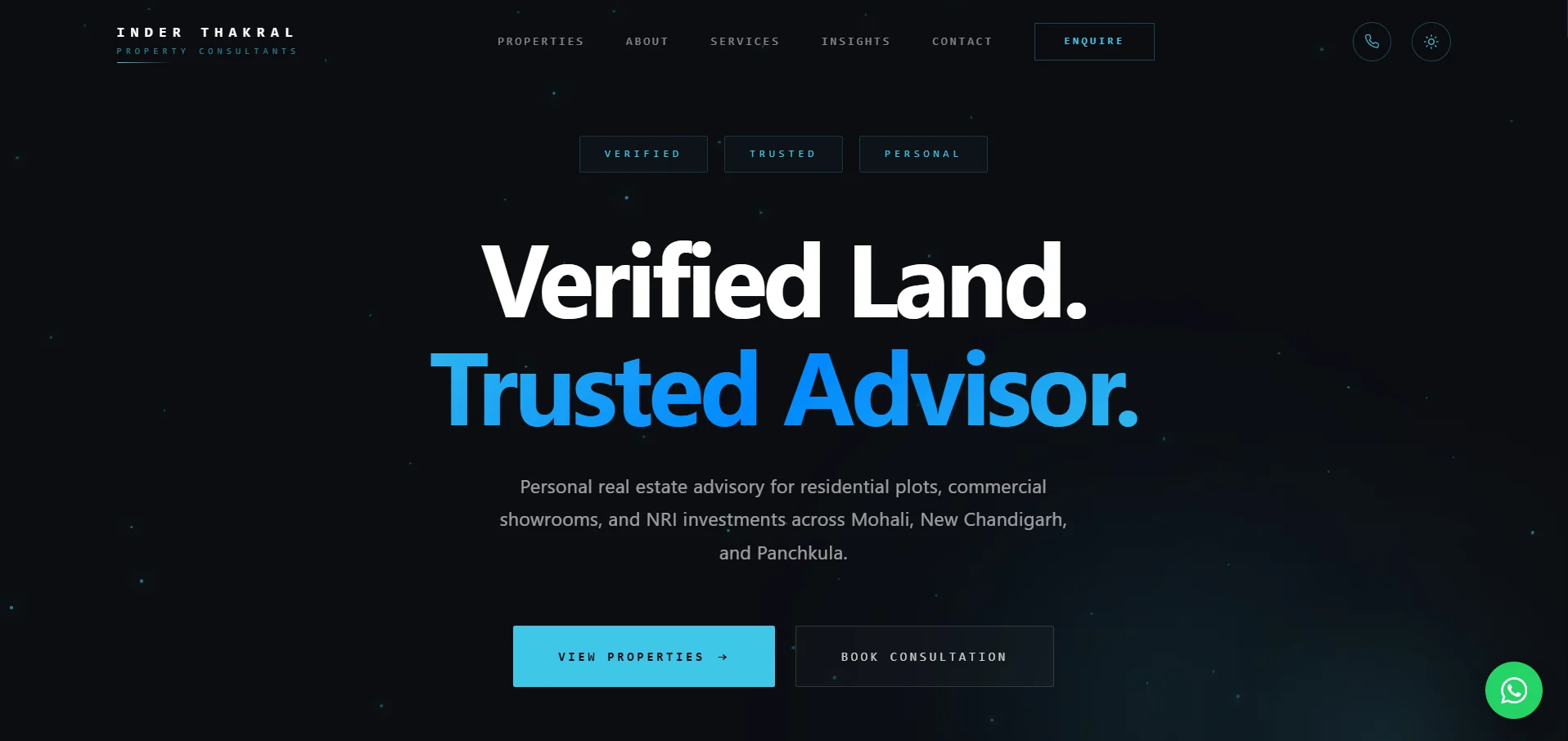 Inder Thakral — The homepage