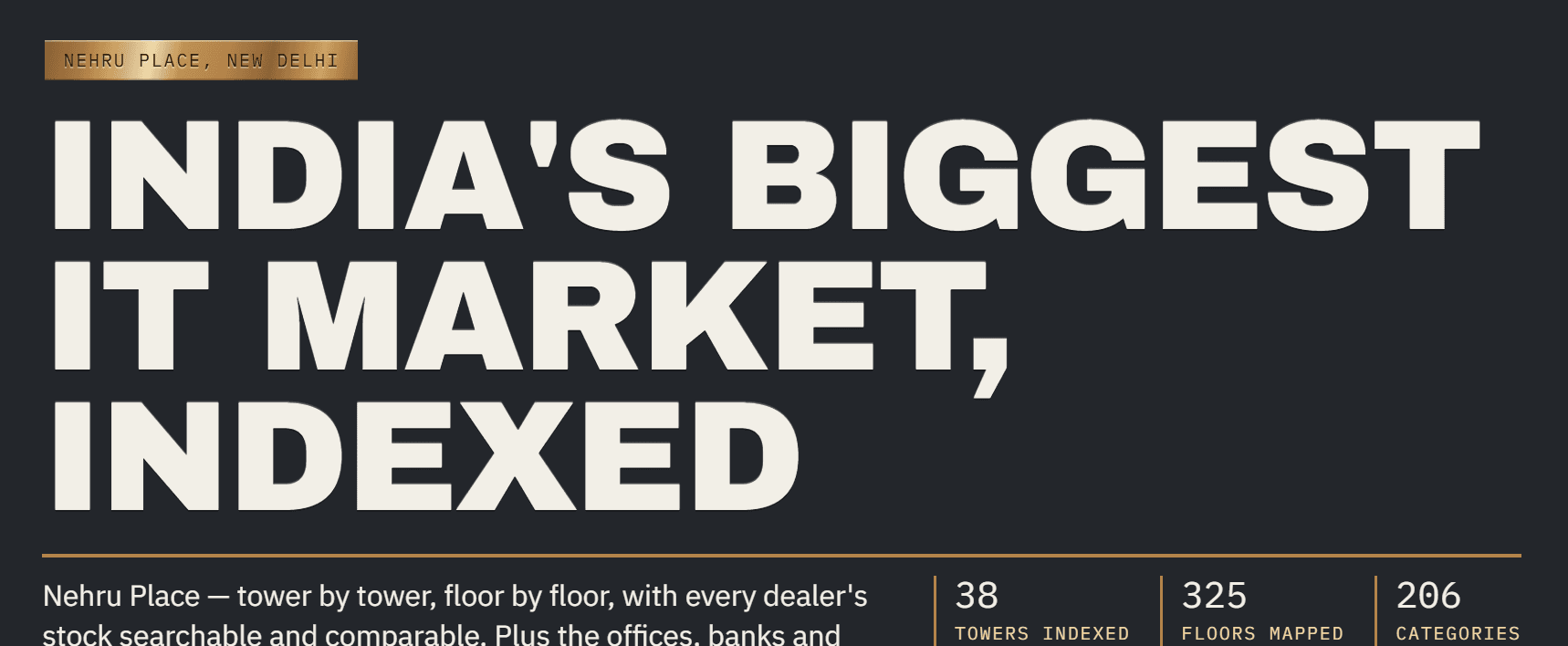 Nehru Place — Product Demo