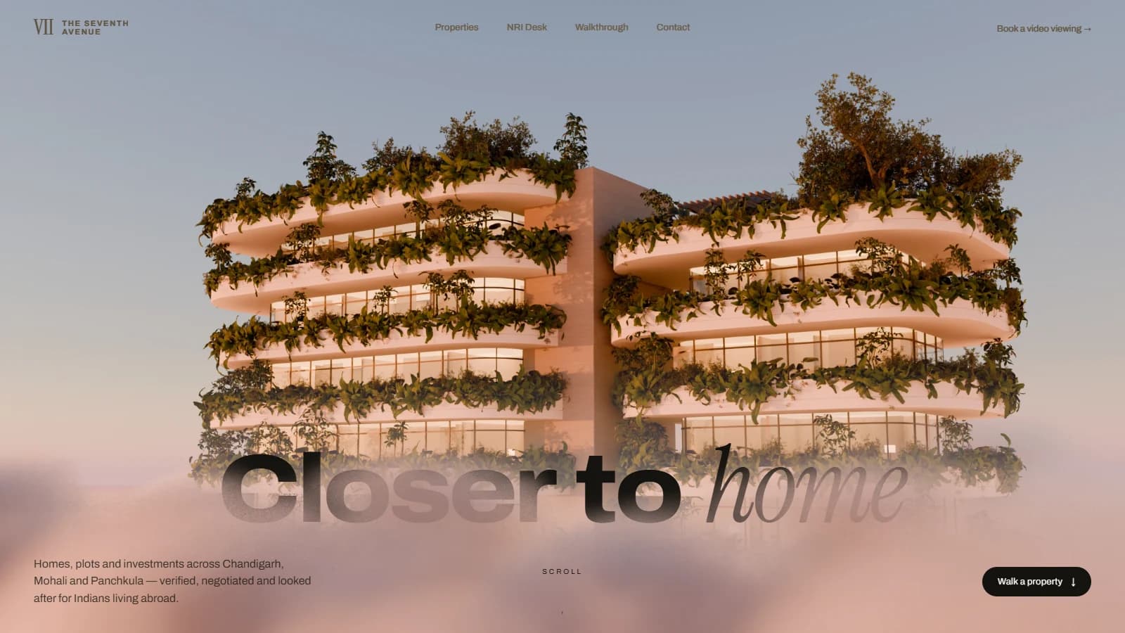The Seventh Avenue — The architectural homepage