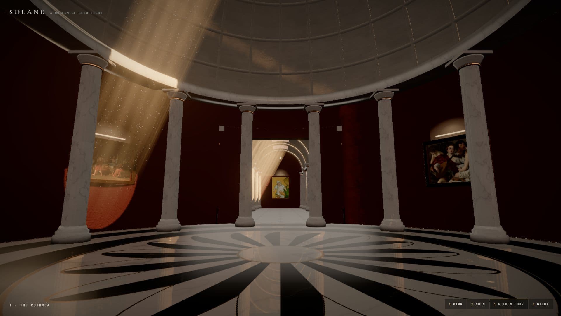 Solane Museum — The Rotunda at golden hour