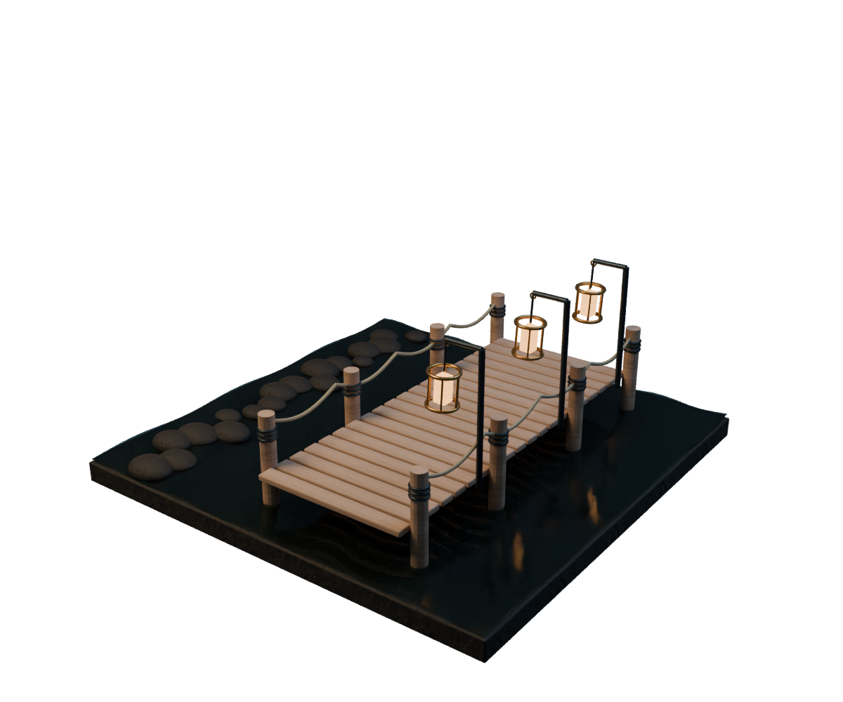 Tidal (3D scene), a still from the 3D scene
