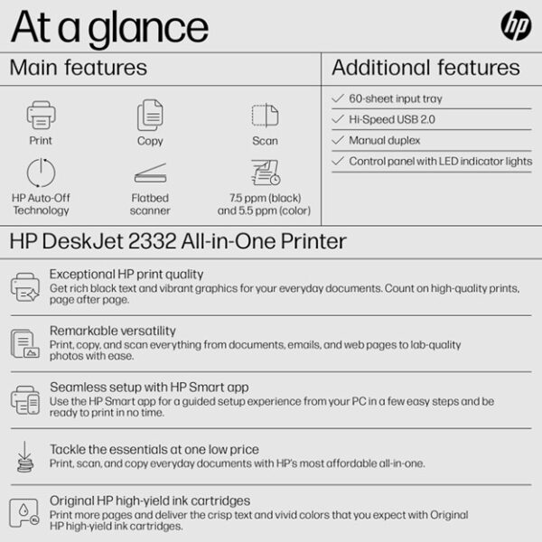 HP DeskJet 2332 All-in-One - Image 4