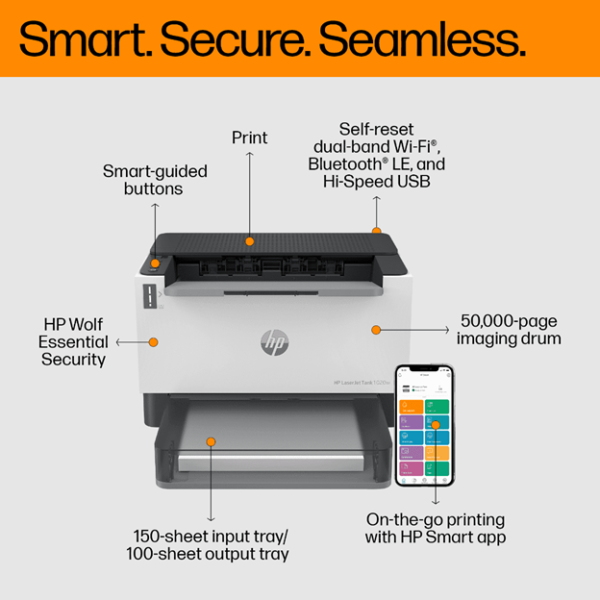 HP LaserJet Tank 1020w - Image 6