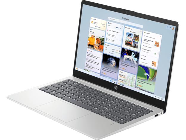 HP Laptop 14-gr1023TU, Silver - Image 2