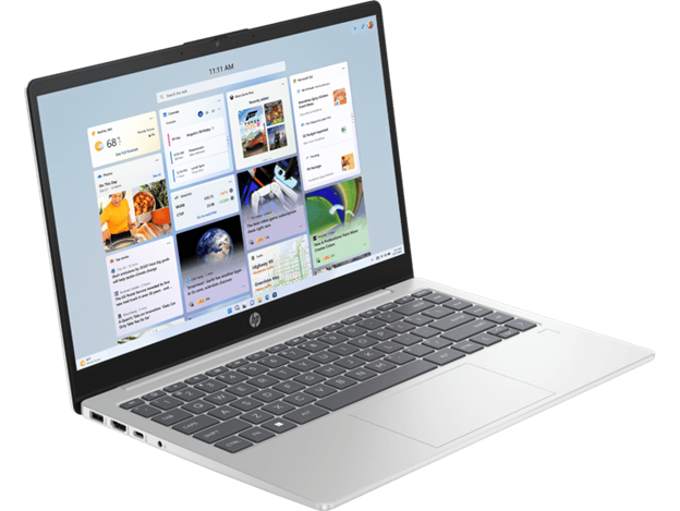 HP Laptop 14-gr1023TU, Silver - Image 3