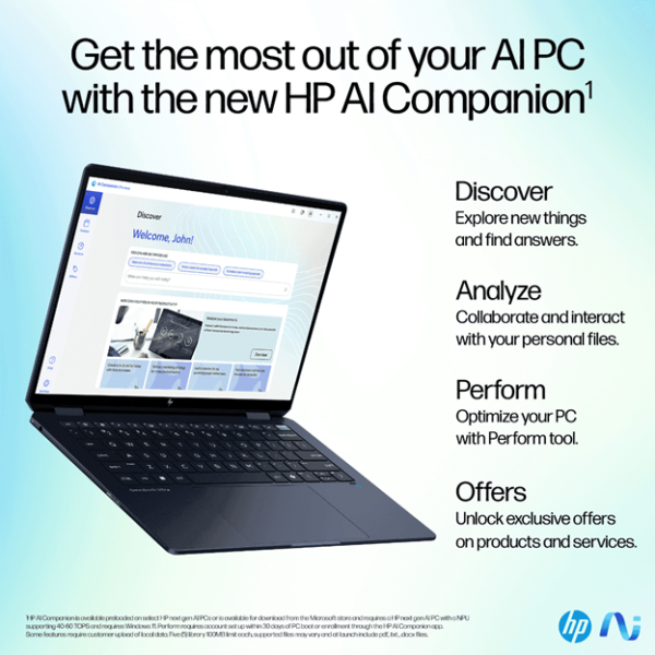 HP OmniBook Ultra Flip Laptop 14-fh0046TU, Atmospheric Blue - Image 10