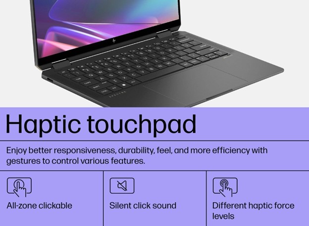 HP Spectre x360 2-in-1 Laptop 14-eu0670TU, Nightfall Black - Image 10