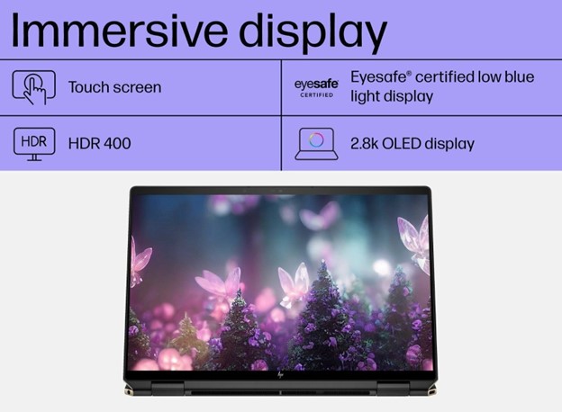 HP Spectre x360 2-in-1 Laptop 14-eu0670TU, Nightfall Black - Image 9